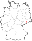 Karte Freiberg, Sachsen